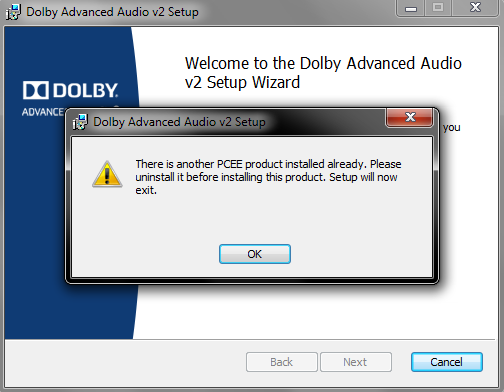 dolby advanced audio driver installer